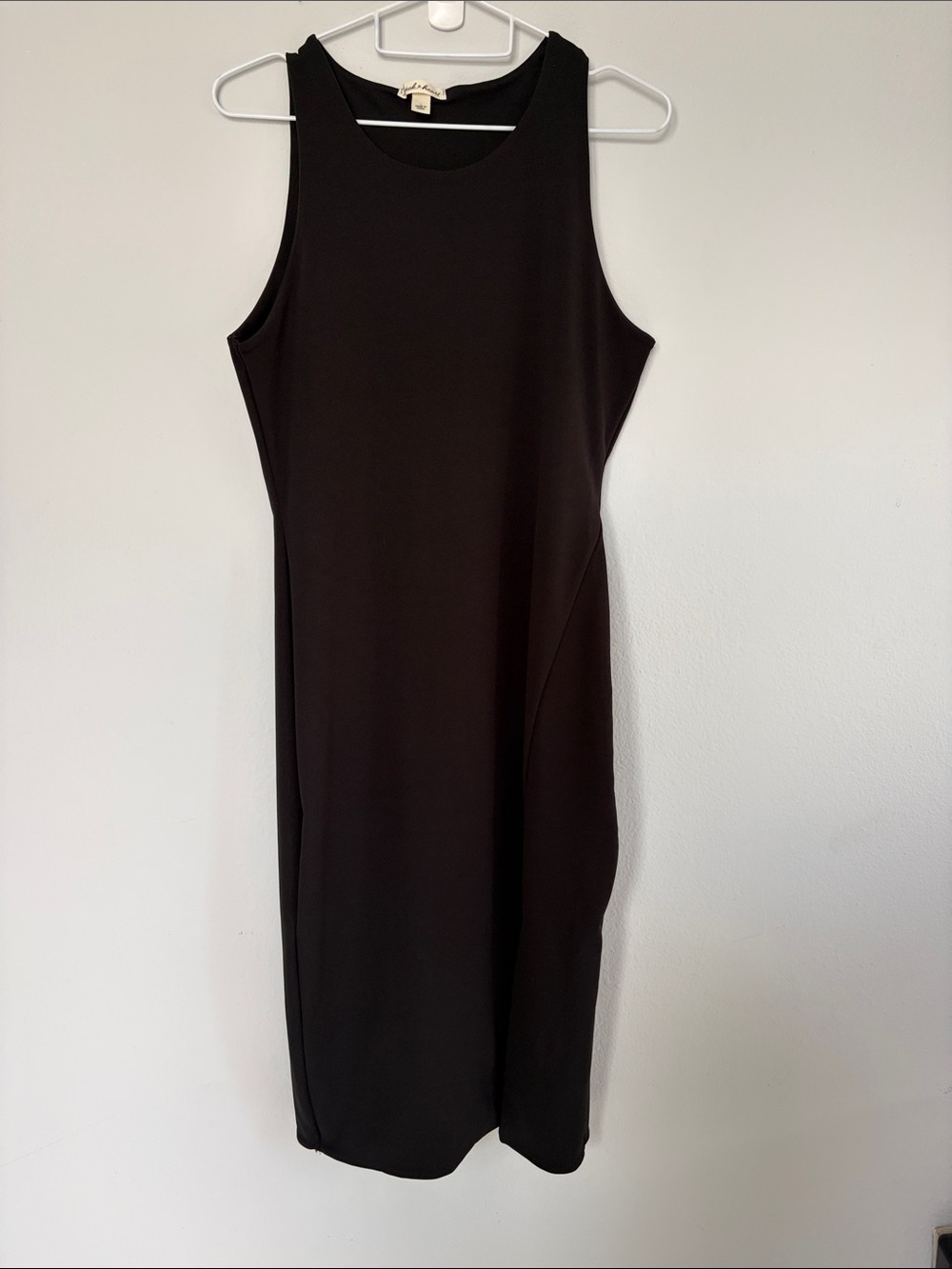 Derek Heart Black Sleeveless Midi Dress